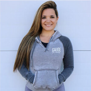 Gauge Girl Contrast Hoodie